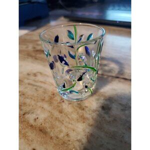 MURANO TREE OF LIFE DESIGN HAND PAINTED SHOT GLASS